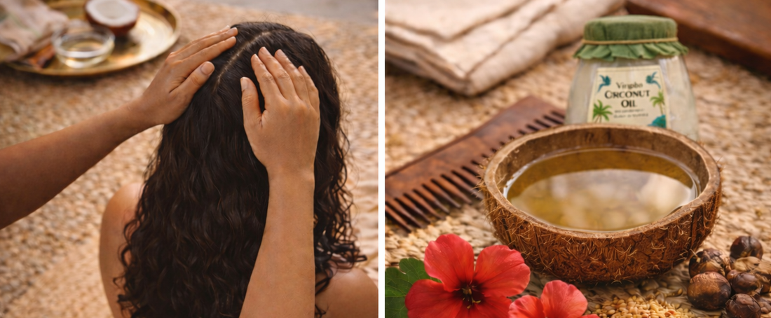 The Ancient Ritual of Oiling: Coconut Oil and Hair Through History